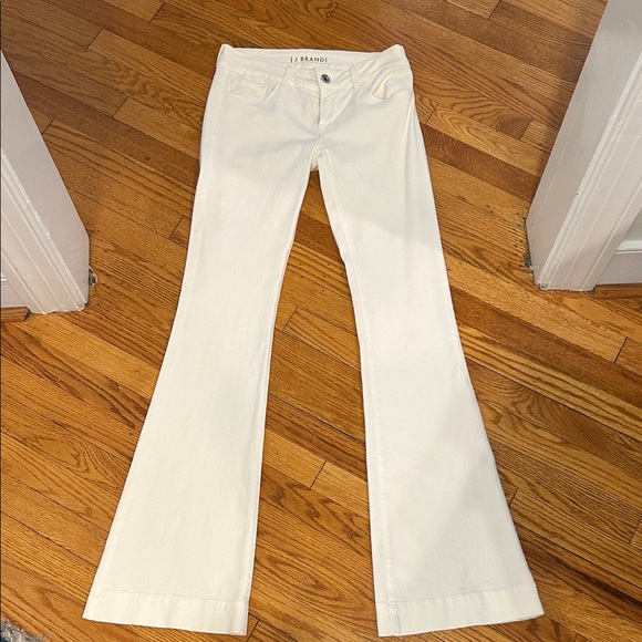 J Brand White Flare Jeans for Women - Picture 1 of 6